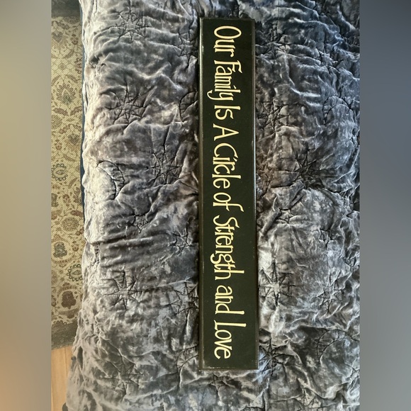 Other - Black Wooden Family Sign